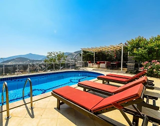 Kaş Kalkan'da Geniş Ailelere Uygun, Özel Havuzlu, 4+1 Villa - 3