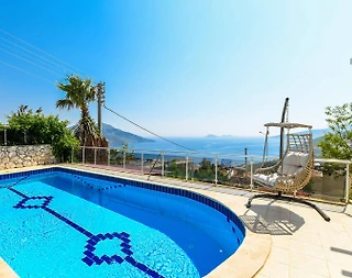 Kaş Kalkan'da Geniş Ailelere Uygun, Özel Havuzlu, 4+1 Villa - 4