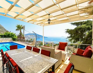 Kaş Kalkan'da Geniş Ailelere Uygun, Özel Havuzlu, 4+1 Villa - 5