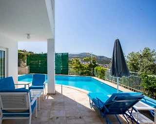 Kaş Kalkan'da Geniş Ailelere Uygun, Özel Havuzlu, 8 Kişilik Villa - 4