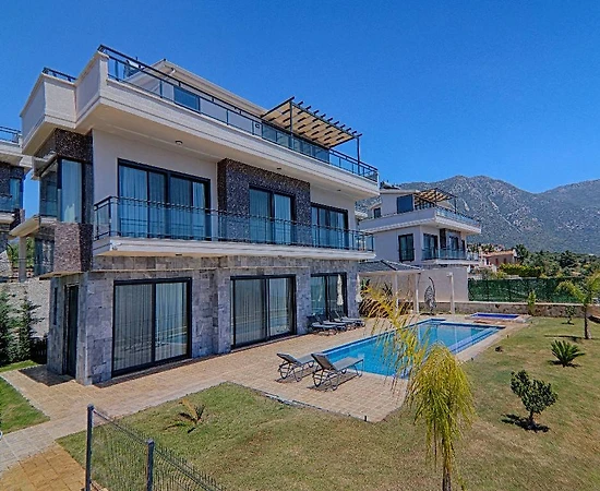 Kaş Kalkan'da Geniş Ailelere Uygun, Özel Havuzlu, Estetik Villa - 1
