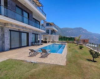 Kaş Kalkan'da Geniş Ailelere Uygun, Özel Havuzlu, Estetik Villa - 3
