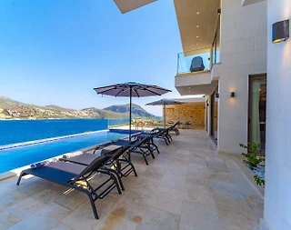 Kaş Kalkan'da Aile Gruplarına Uygun, Özel Havuzlu, Şık Villa - 5