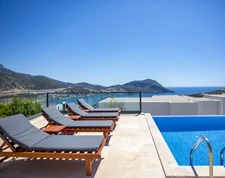 Kaş Kalkan'da Geniş Ailelere Uygun, Özel Havuzlu, Modern Villa - 4