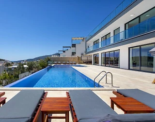 Kaş Kalkan'da Geniş Ailelere Uygun, Özel Havuzlu, Modern Villa - 5
