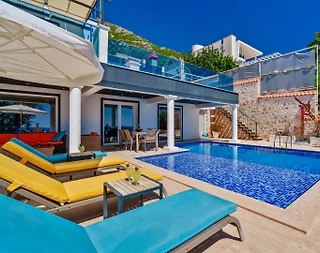 Kaş Kalkan'da Geniş Ailelere Uygun, Özel Havuzlu, Modern Villa - 3