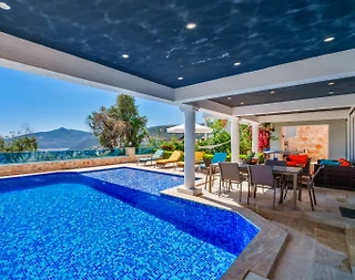 Kaş Kalkan'da Geniş Ailelere Uygun, Özel Havuzlu, Modern Villa - 5