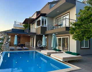 Kaş Kalkan'da Geniş Ailelere Uygun, Özel Havuzlu, Modern Villa - 3