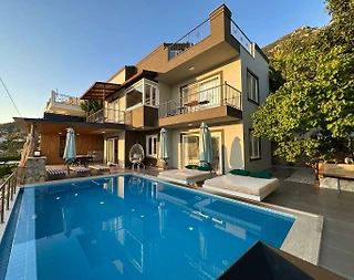 Kaş Kalkan'da Geniş Ailelere Uygun, Özel Havuzlu, Modern Villa - 4