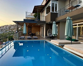 Kaş Kalkan'da Geniş Ailelere Uygun, Özel Havuzlu, Modern Villa - 5