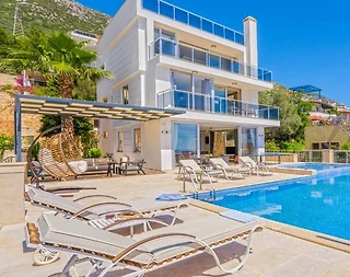 Kaş Kalkan'da Şahane Deniz Manzaralı, Özel Havuzlu, Estetik Villa - 1