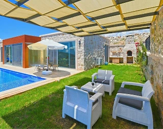 Kaş Kalkan'da Göz Alıcı Deniz Manzaralı, Özel Havuzlu, Balayı Villası - 1