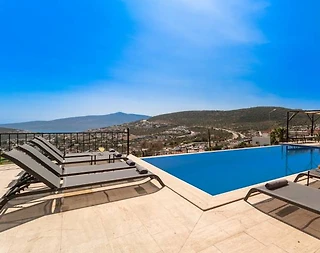 Kaş Kalkan'da Muhteşem Deniz Manzaralı, Özel Havuzlu, Lüks Villa - 5