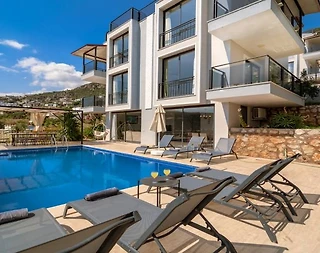 Kaş Kalkan'da Muhteşem Deniz Manzaralı, Özel Havuzlu, Lüks Villa - 1