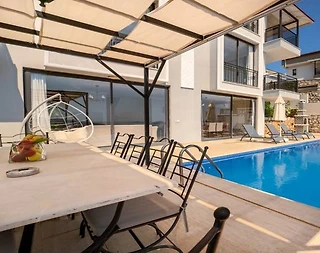 Kaş Kalkan'da Muhteşem Deniz Manzaralı, Özel Havuzlu, Lüks Villa - 2