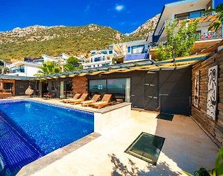 Kaş Kalkan'da Göz Alıcı Deniz Manzaralı, Özel Havuzlu, Lüks Villa - 1