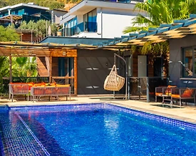 Kaş Kalkan'da Göz Alıcı Deniz Manzaralı, Özel Havuzlu, Lüks Villa - 2