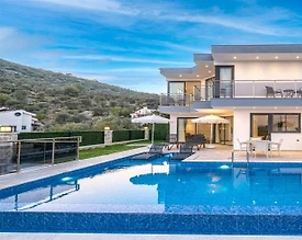 Kaş Kalkan'da Göz Alıcı Doğa Manzaralı, Özel Havuzlu, Modern Villa - 2