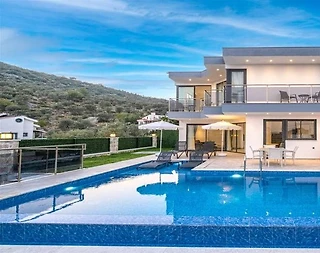 Kaş Kalkan'da Göz Alıcı Doğa Manzaralı, Özel Havuzlu, Modern Villa - 2