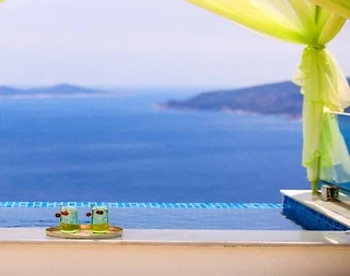 Kaş Kalkan'da Göz Alıcı Manzaralı, Özel Havuzlu, Lüks Villa - 3