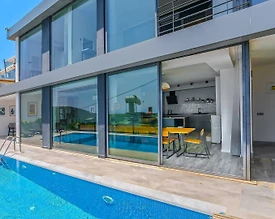 Kaş Kalkan'da Harika Deniz Manzaralı, Özel Havuzlu, Konforlu Villa - 3