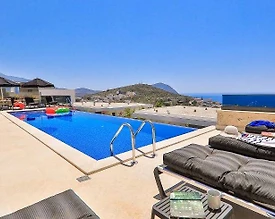 Kaş Kalkan'da Harika Deniz Manzaralı, Özel Havuzlu, Lüks Villa - 3