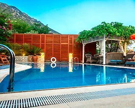 Kaş Kalkan'da Kalabalık Aile Gruplarına Uygun, Özel Havuzlu, Kiralık Villa - 3