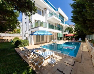 Kaş Kalkan'da Muhteşem Deniz Manzaralı, Özel Havuzlu, 6+1 Villa - 1