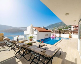 Kaş Kalkan'da Aile Gruplarına Uygun, Özel Havuzlu, Şık Villa - 5