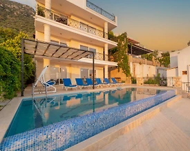 Kaş Kalkan'da Kalabalık Ailelere Uygun, Özel Havuzlu, Modern Tatil Evi - 2