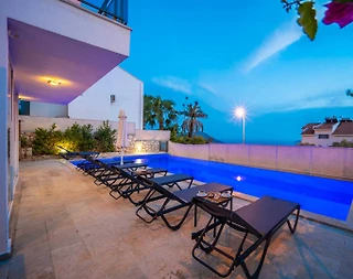 Kaş Kalkan'da Büyük Ailelere Uygun, Özel Havuzlu, Estetik Villa - 5