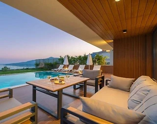 Kaş Kalkan'da Lüks Tasarımlı, Özel Havuzlu, 3+1 Konforlu Villa - 5
