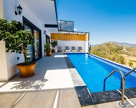 Kaş Bezirgan'da Huzurlu Doğada, Özel Havuzlu, Modern Villa - 2