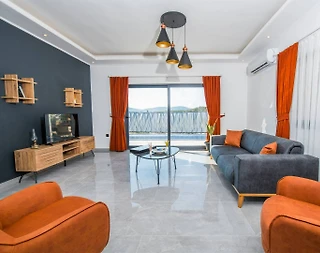 Kaş Bezirgan'da Huzurlu Doğada, Özel Havuzlu, Modern Villa - 5