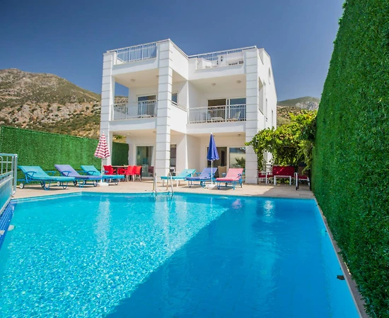 Kaş Kalkan'da Merkeze Yakın, Özel Havuzlu, Modern Villa - 1