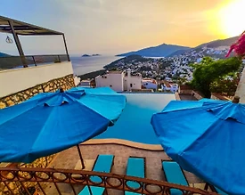 Kaş Kalkan'da Muhteşem Deniz Manzaralı, Özel Havuzlu, 4+1 Villa - 3