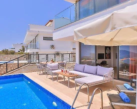 Kaş Kalkan'da Merkeze Yakın, Özel Havuzlu, Kiralık Tatil Evi - 3