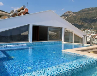 Kaş Kalkan'da Merkeze Yakın, Serinleme Havuzlu, Kiralık Villa - 5
