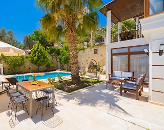 Kaş Kalkan'da Merkezi Konumda, Özel Havuzlu, 3+1 Villa - 3