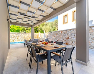 Kaş Kalkan'da Merkezi Konumda, Özel Havuzlu, 3+1 Villa - 5