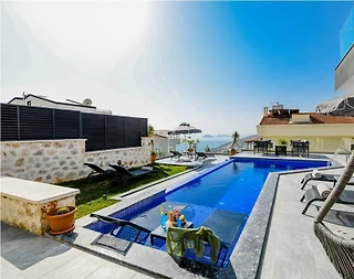 Kaş Kalkan'da Nezih Konumda, Özel Havuzlu, Konforlu Villa - 5