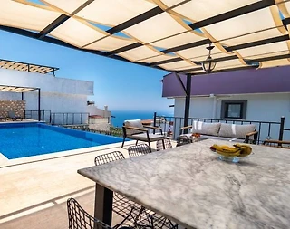 Kaş Kalkan'da Elverişli Konumda, Özel Havuzlu, Lüks Villa - 4