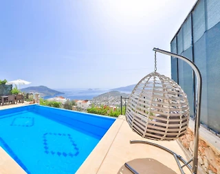 Kaş Kalkan'da Merkezi Konumda, Özel Havuzlu, Lüks Villa - 3