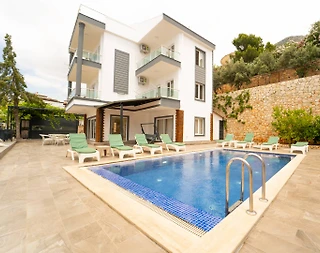 Kaş Kalkan'da Merkezi Konumda, Özel Havuzlu, Lüks Villa - 2