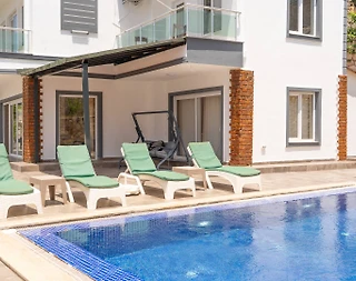 Kaş Kalkan'da Merkezi Konumda, Özel Havuzlu, Lüks Villa - 4
