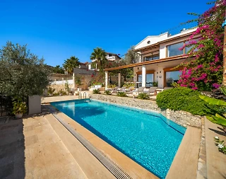 Kaş Kalkan'da Merkezi Konumda, Özel Havuzlu, Tatil Villası - 3