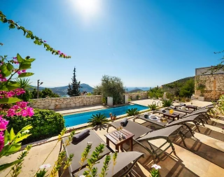 Kaş Kalkan'da Merkezi Konumda, Özel Havuzlu, Tatil Villası - 5
