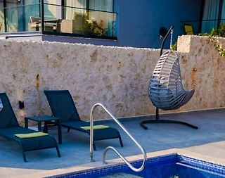 Kaş Kalkan'da Modern Tasarımlı, Özel Çift Havuzlu, Konforlu Villa - 5