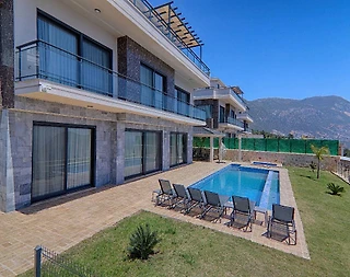 Kaş Kalkan'da Modern Tasarımlı, Özel Havuzlu, Kiralık Villa - 5
