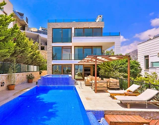 Kaş Kalkan'da Modern Tasarımlı, Özel Havuzlu, Lüks Villa - 1